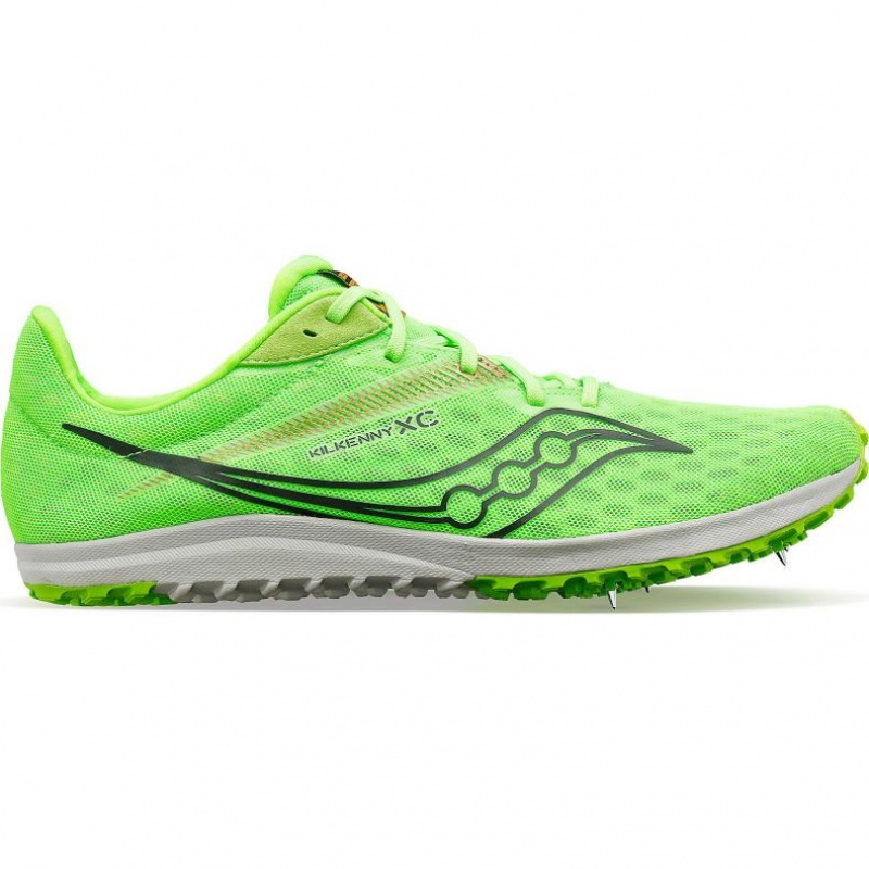 Green Men\'s Saucony Kilkenny XC9 Spikes | SINGAPORE-FBIEX