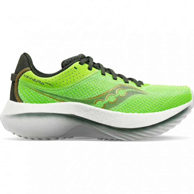 Green Men\'s Saucony Kinvara Pro Running Shoes | SG-HAFCM