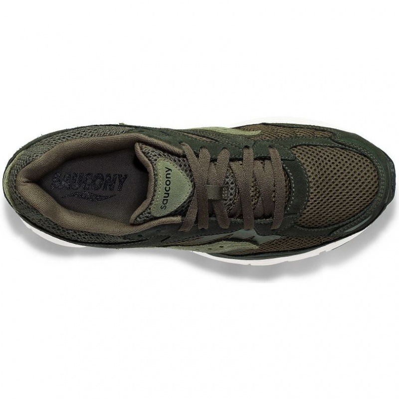 Green Men's Saucony ProGrid Omni 9 Premium Sneakers | SINGAPORE-WDAQS