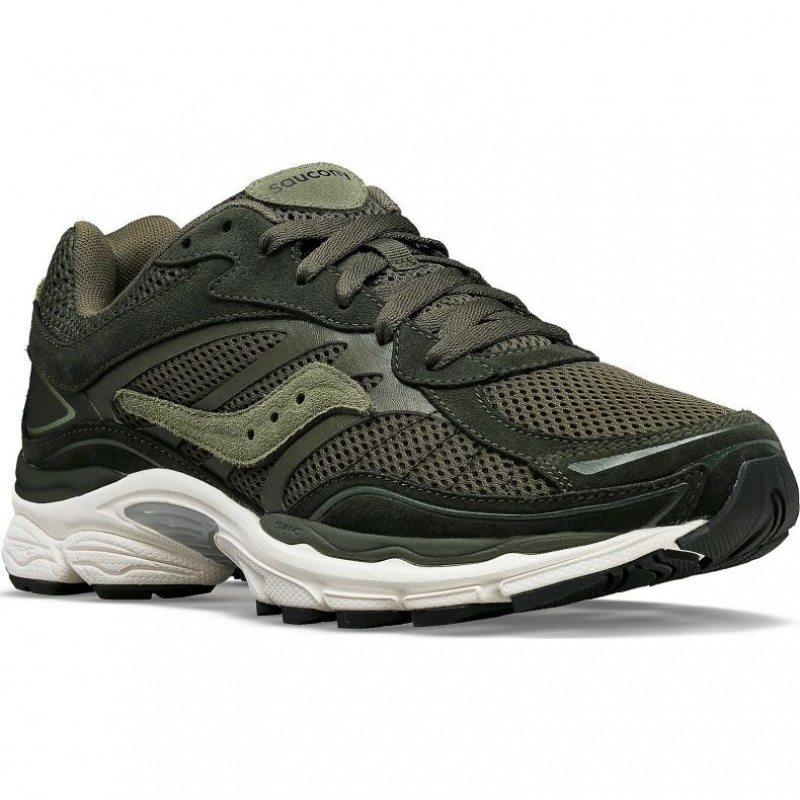 Green Men's Saucony ProGrid Omni 9 Premium Sneakers | SINGAPORE-WDAQS