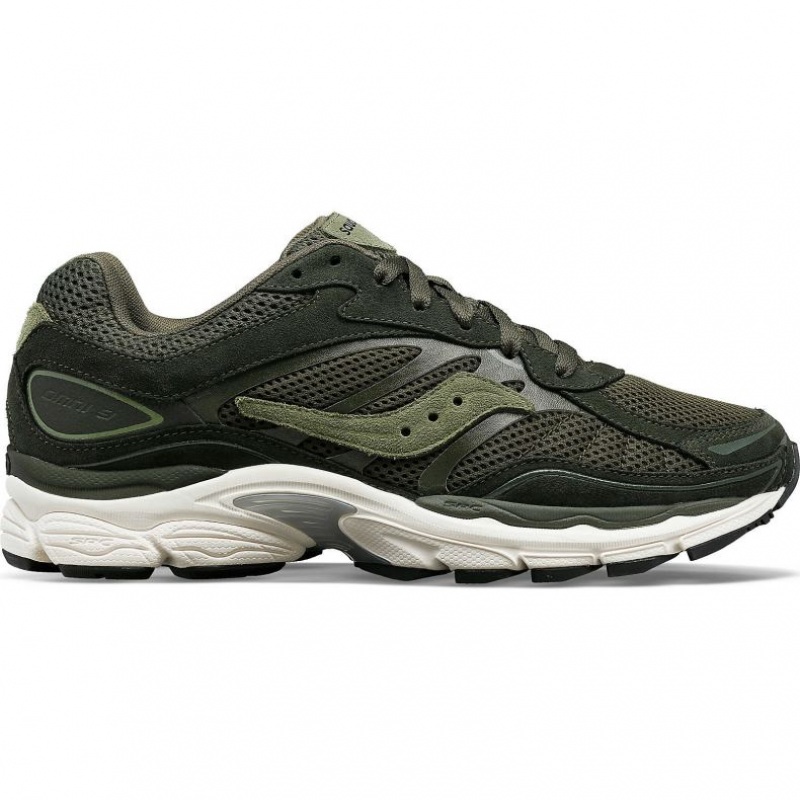 Green Men\'s Saucony ProGrid Omni 9 Premium Sneakers | SINGAPORE-WDAQS