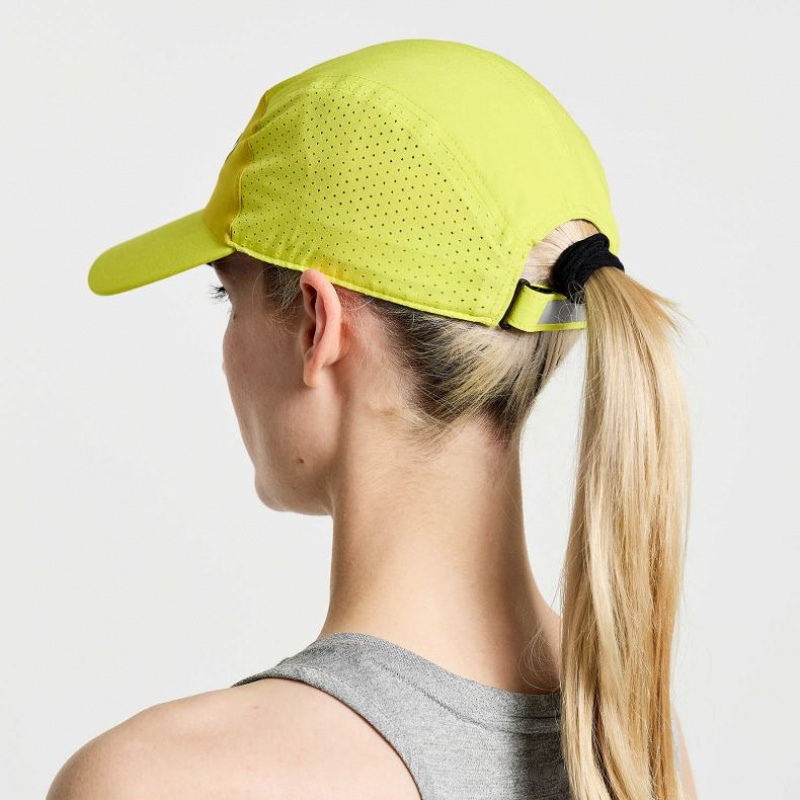 Green Women's Saucony Outpace Hat | SINGAPORE-FNUDG