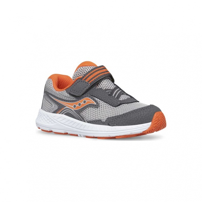 Grey Big Kids' Saucony Ride 10 Jr. Sneakers | SG-KPFBL