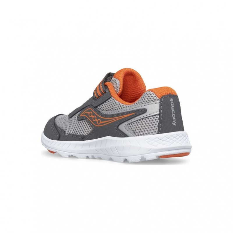 Grey Big Kids' Saucony Ride 10 Jr. Sneakers | SG-KPFBL