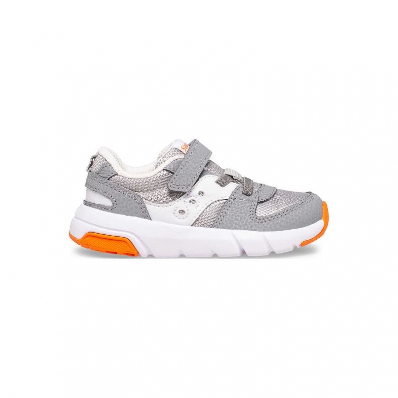 Grey Little Kids\' Saucony Jazz Lite 2.0 Sneakers | SG-CVTQS