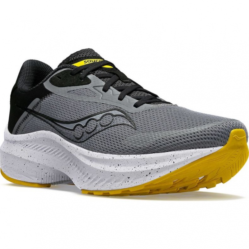 Grey Men's Saucony Axon 3 Running Shoes | SG-AHONT