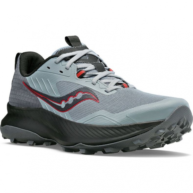 Grey Men's Saucony Blaze TR Trail Running Shoes | SINGAPORE-NYSEL