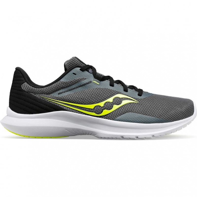 Grey Men\'s Saucony Convergence Running Shoes | SG-RGPNV