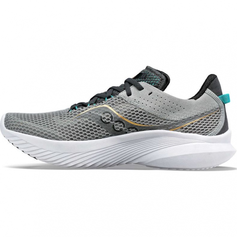 Grey Men's Saucony Kinvara 14 Running Shoes | SG-ORAMF