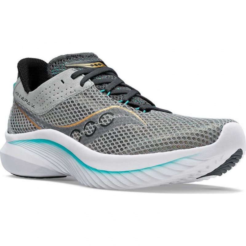 Grey Men's Saucony Kinvara 14 Running Shoes | SG-ORAMF