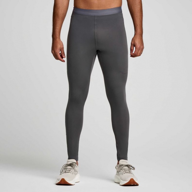 Grey Men\'s Saucony Solstice Tight | SINGAPORE-RUSVJ