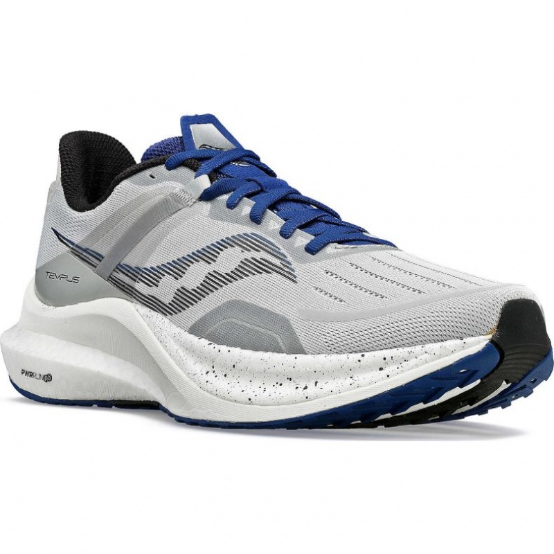 Grey Men's Saucony Tempus Running Shoes | SG-ASYFX