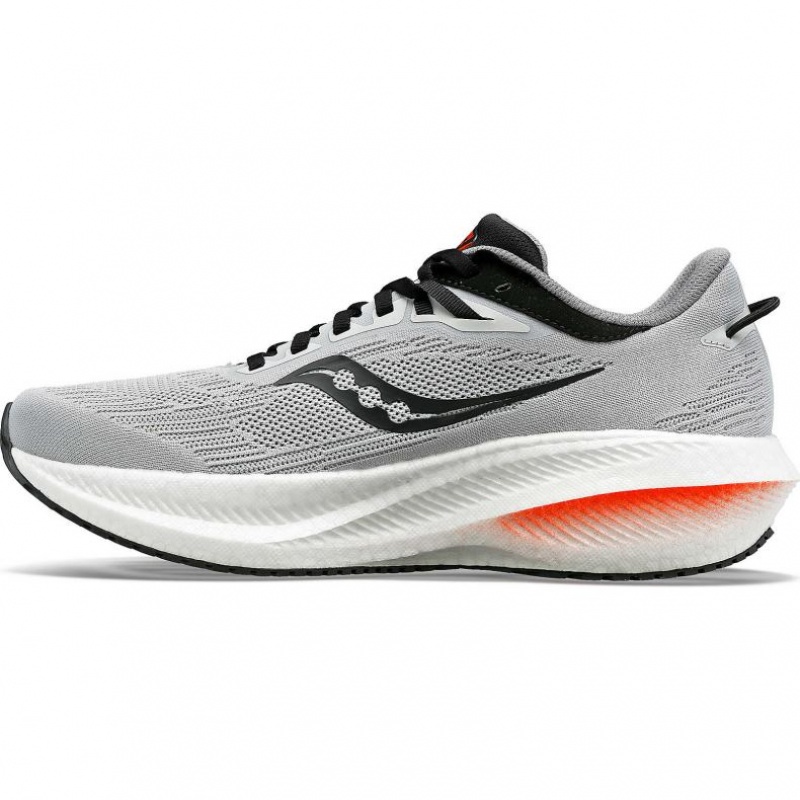 Grey Men's Saucony Triumph 21 Running Shoes | SG-XGMVK