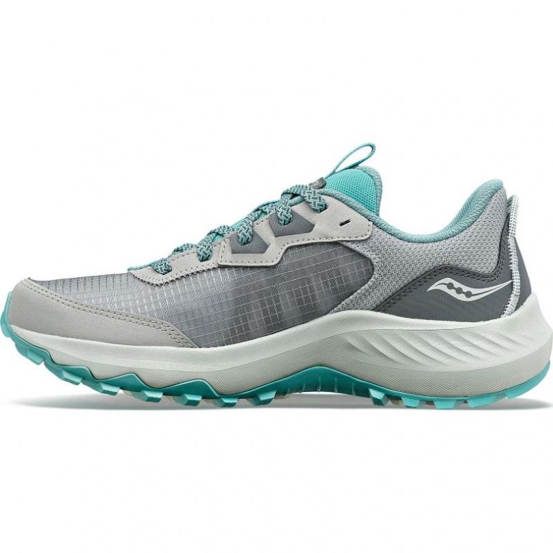 Grey Women's Saucony Aura TR Trail Running Shoes | SINGAPORE-RZWPH