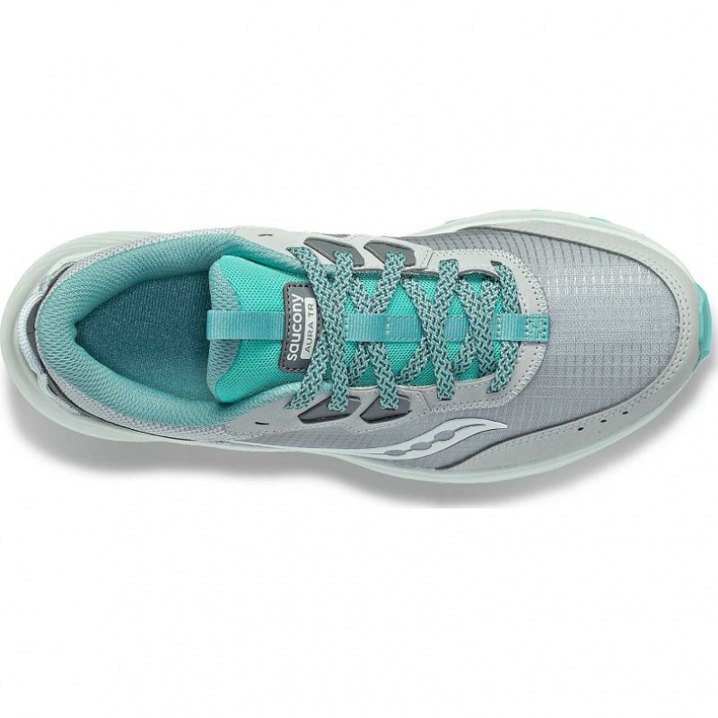 Grey Women's Saucony Aura TR Trail Running Shoes | SINGAPORE-RZWPH