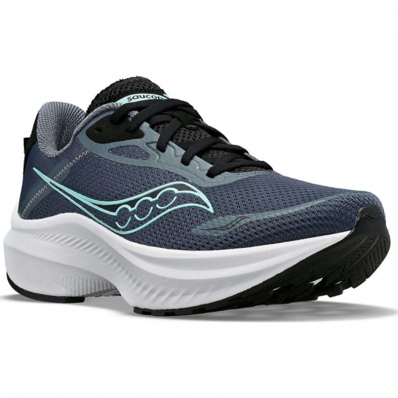 Grey Women's Saucony Axon 3 Running Shoes | SINGAPORE-KIPWH