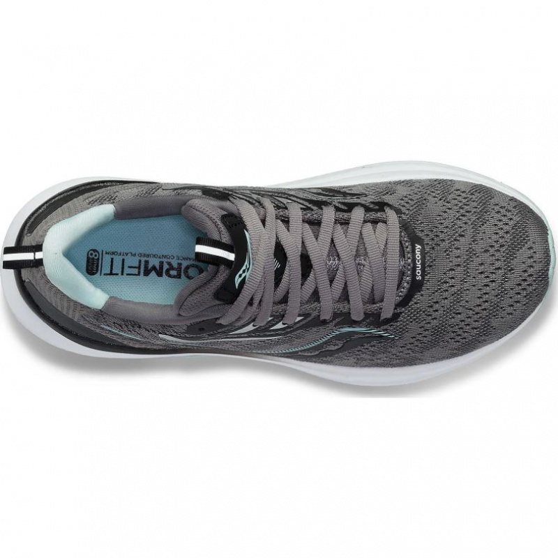 Grey Women's Saucony Echelon 9 Running Shoes | SINGAPORE-FOMCP