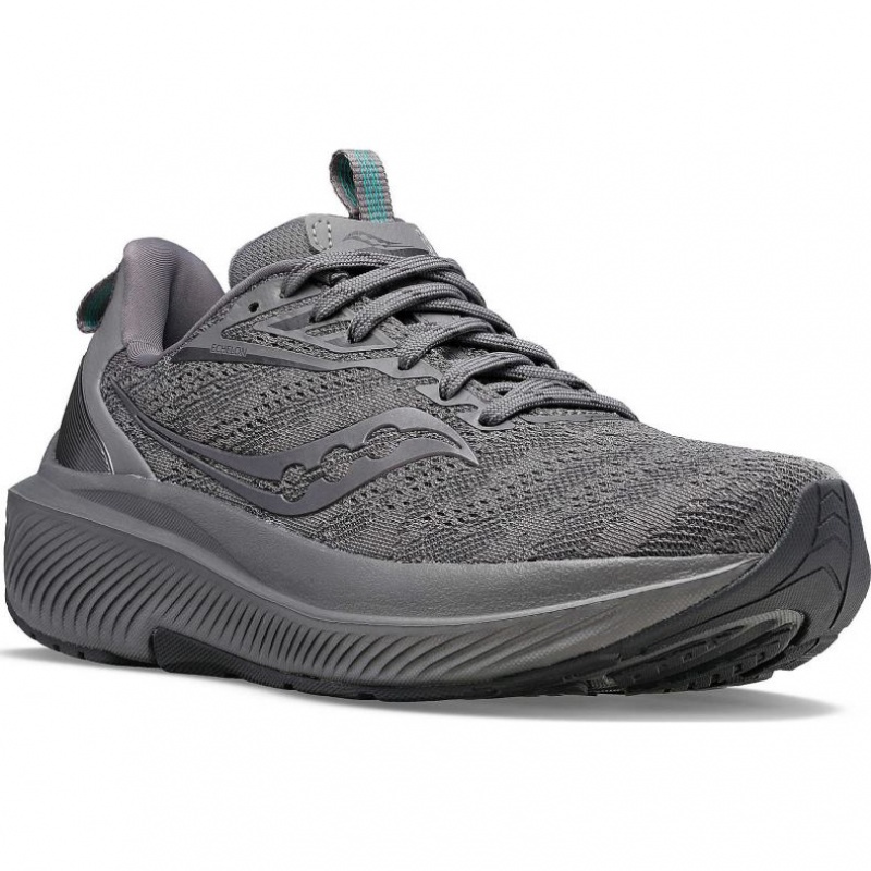 Grey Women's Saucony Echelon 9 Running Shoes | SINGAPORE-UERFJ