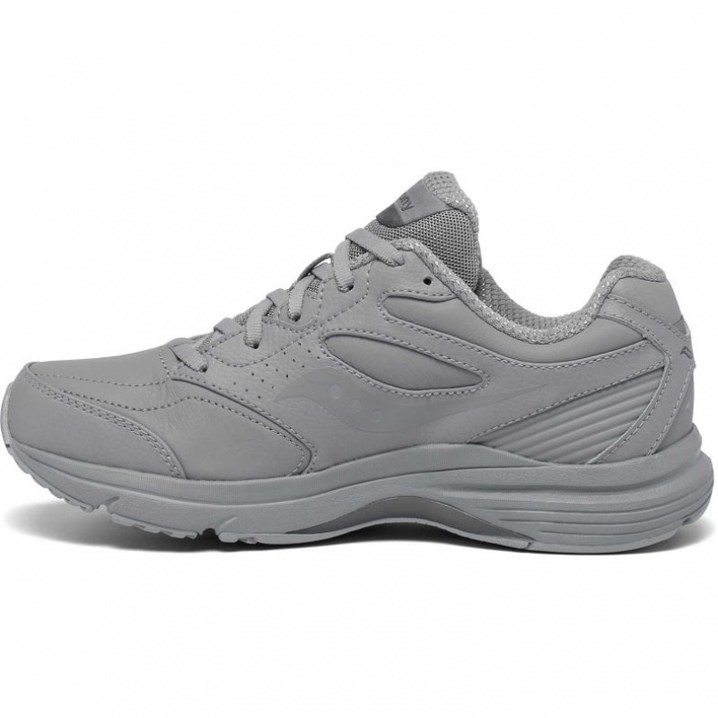 Grey Women's Saucony Integrity Walker 3 Extra Wide Running Shoes | SINGAPORE-TFALB