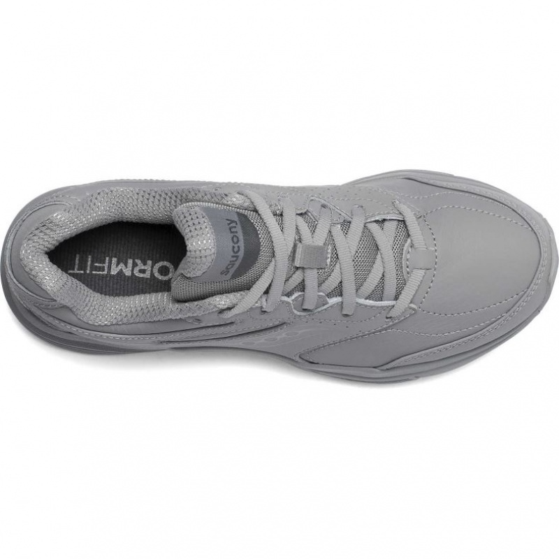 Grey Women's Saucony Integrity Walker 3 Extra Wide Running Shoes | SINGAPORE-TFALB