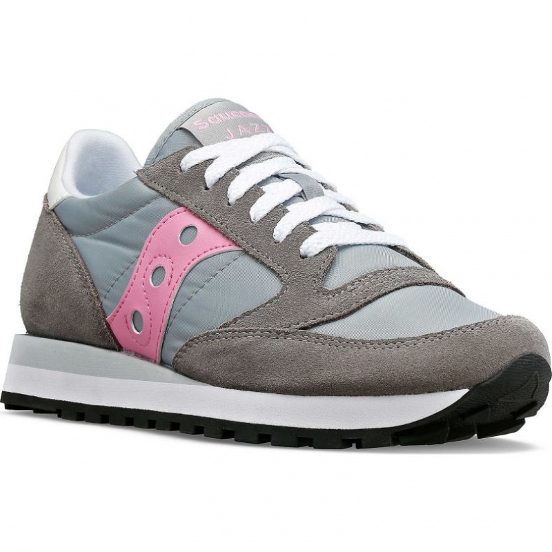 Grey Women's Saucony Jazz Original Sneakers | SINGAPORE-FMGET