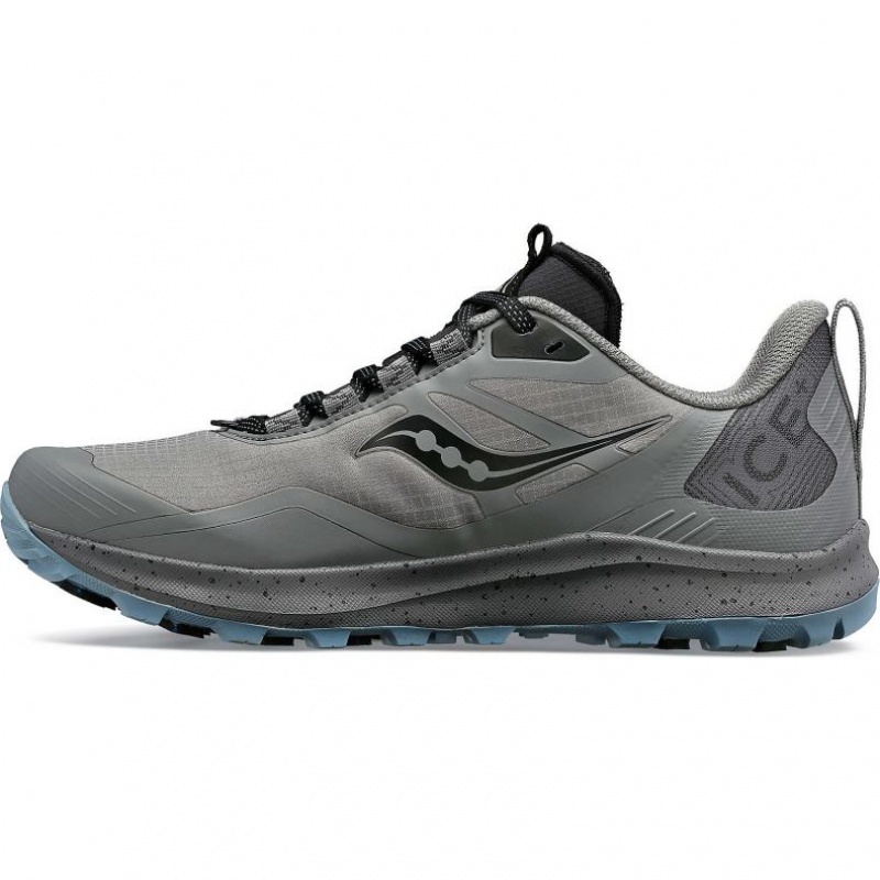 Grey Women's Saucony Peregrine ICE+ 3 Trail Running Shoes | SINGAPORE-ALWGF