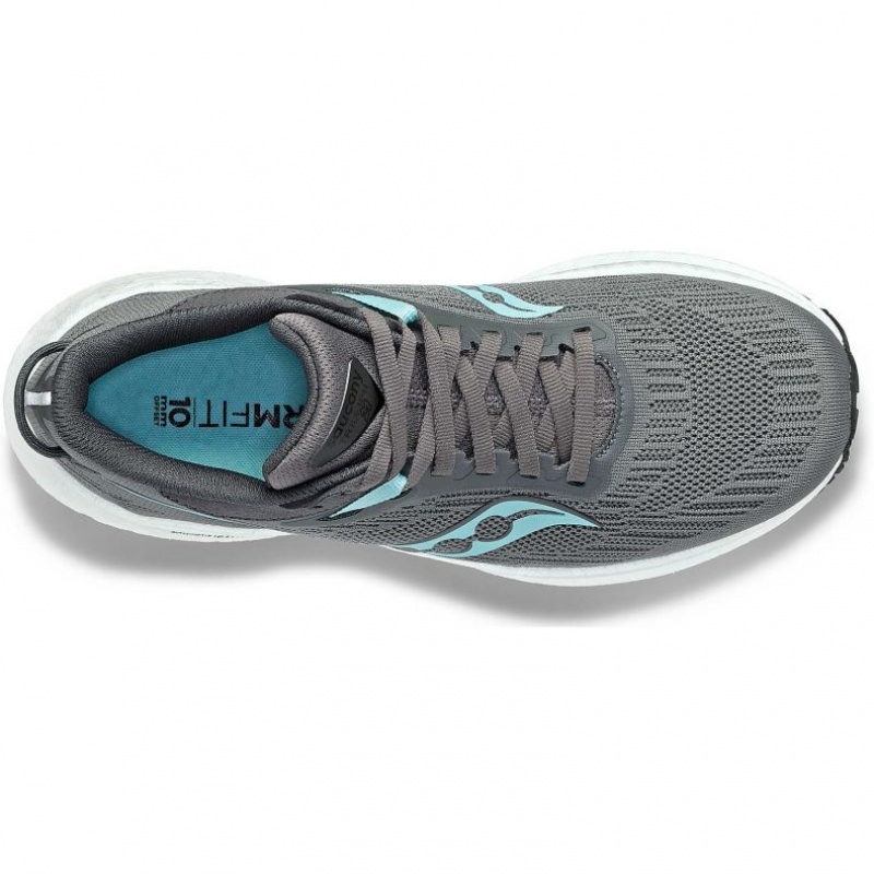 Grey Women's Saucony Triumph 21 Running Shoes | SG-ZIDNE