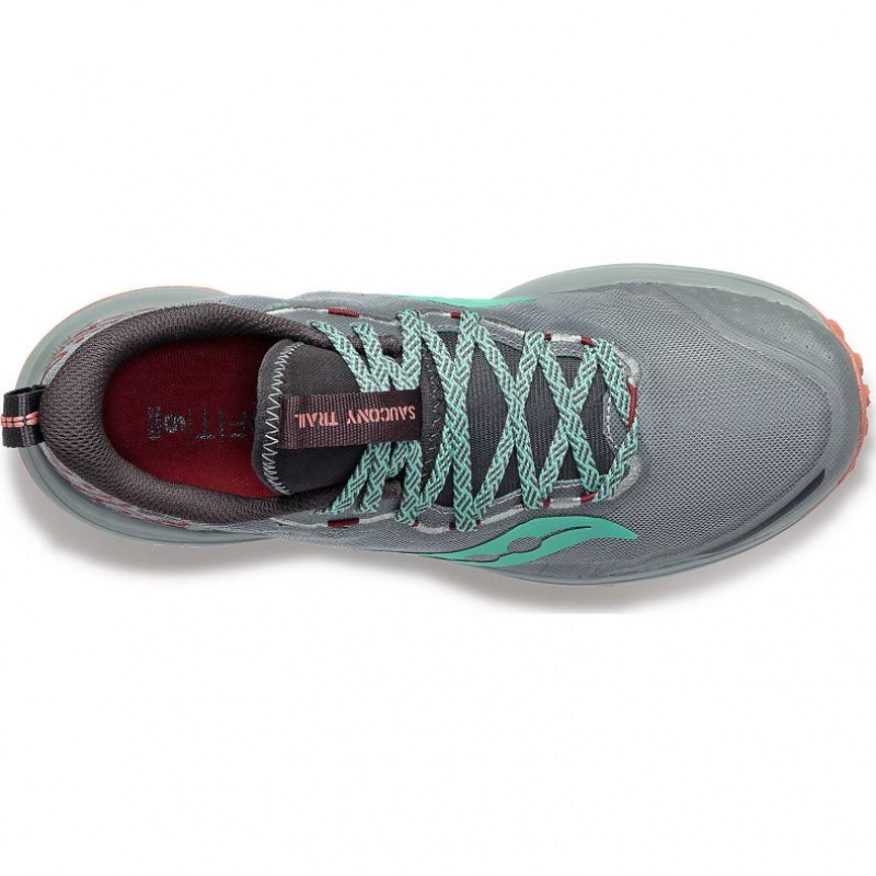 Grey Women's Saucony Xodus Ultra 2 Trail Running Shoes | SINGAPORE-KHDXJ