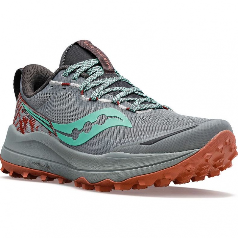 Grey Women's Saucony Xodus Ultra 2 Trail Running Shoes | SINGAPORE-KHDXJ