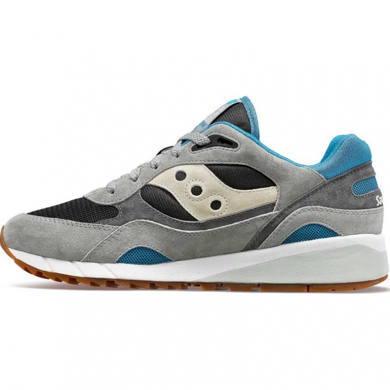 Grey / Black Men's Saucony Shadow 6000 Sneakers | SINGAPORE-LOQUX