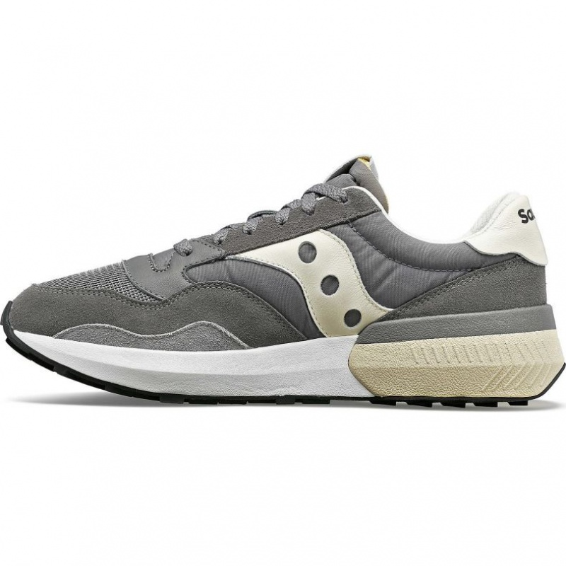 Grey / Cream Women's Saucony Jazz NXT Sneakers | SINGAPORE-MYHRZ