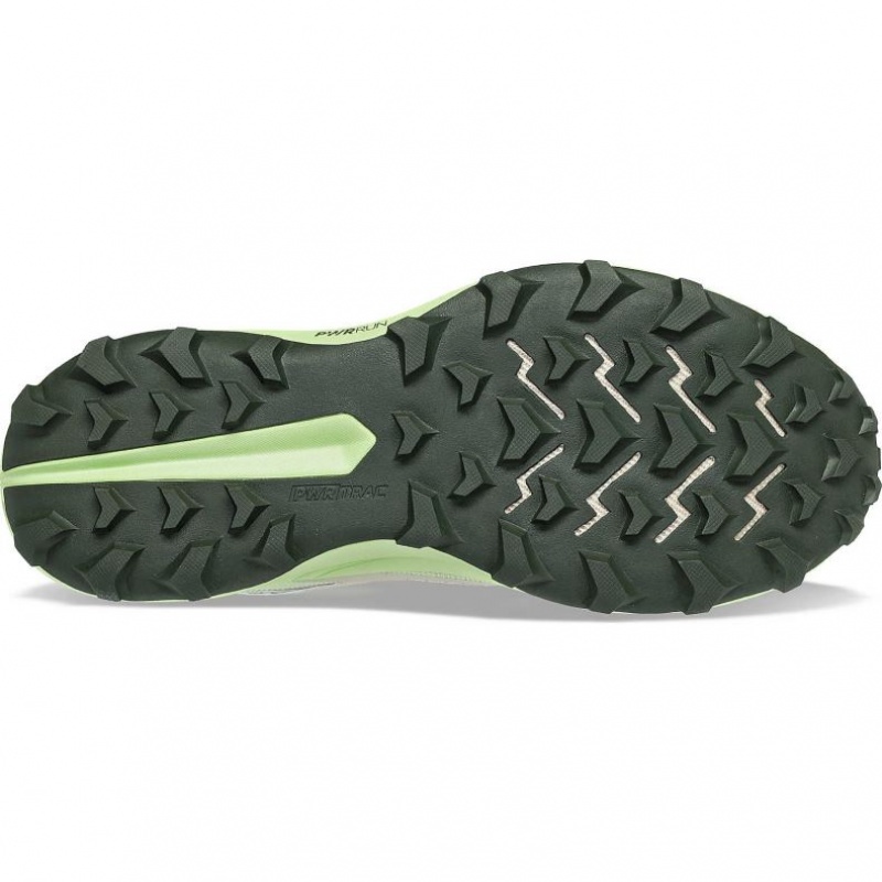 Grey / Mint Men's Saucony Peregrine 13 GTX Running Shoes | SINGAPORE-LKFOU