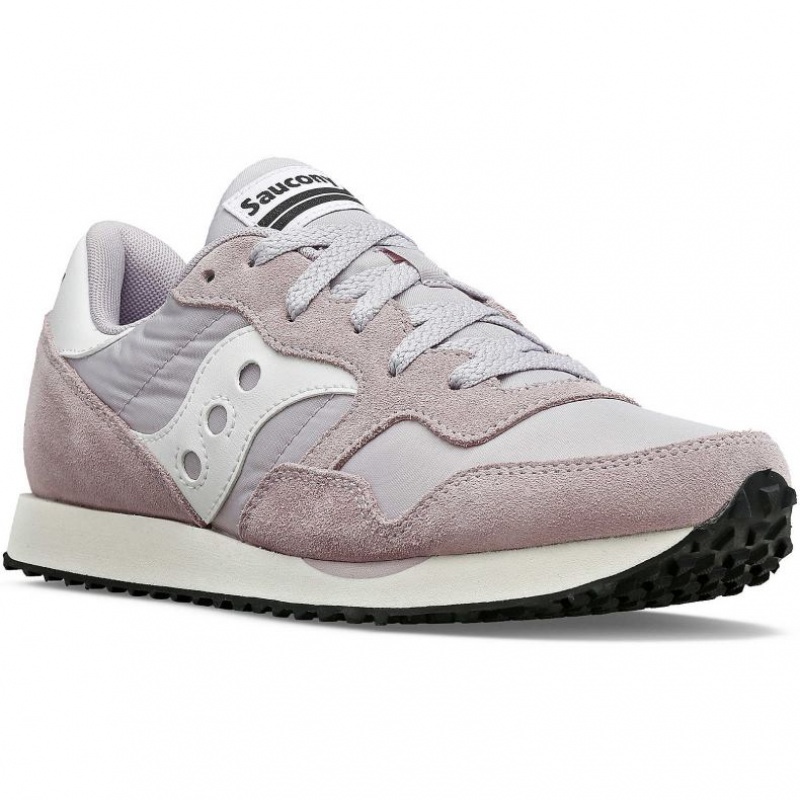 Grey / Pink Women's Saucony DXN Sneakers | SINGAPORE-FGHKQ