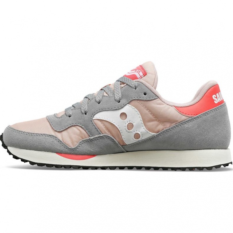 Grey / Pink Women's Saucony DXN Sneakers | SG-KTXBY