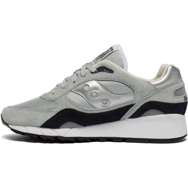 Grey / Silver Men's Saucony Shadow 6000 Sneakers | SINGAPORE-GZSAV