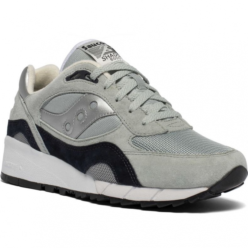 Grey / Silver Men's Saucony Shadow 6000 Sneakers | SINGAPORE-GZSAV