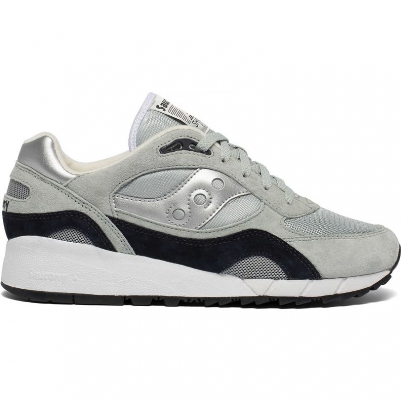 Grey / Silver Men\'s Saucony Shadow 6000 Sneakers | SINGAPORE-GZSAV