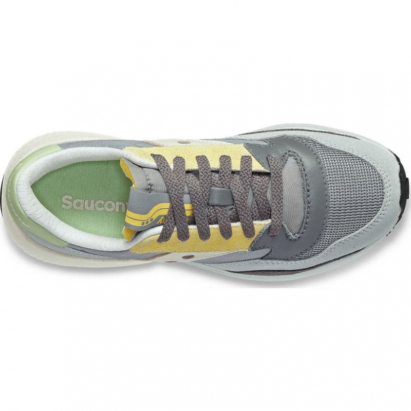 Grey / Yellow Women's Saucony Jazz NXT Sneakers | SG-TLXZP