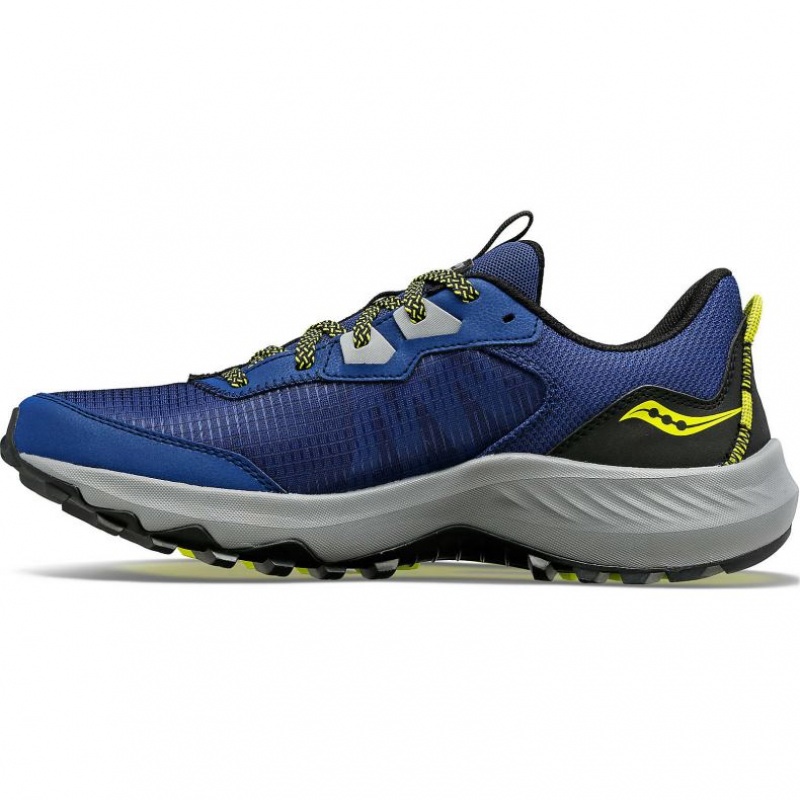 Indigo Men's Saucony Aura TR Trail Running Shoes | SINGAPORE-UYSEJ