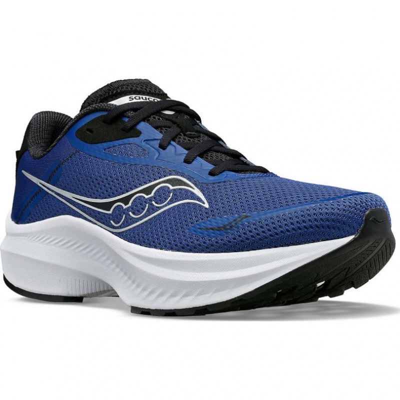 Indigo Men's Saucony Axon 3 Running Shoes | SG-PJKUT