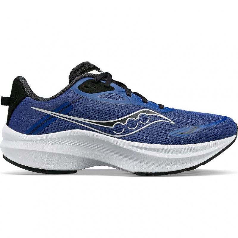 Indigo Men\'s Saucony Axon 3 Running Shoes | SG-PJKUT