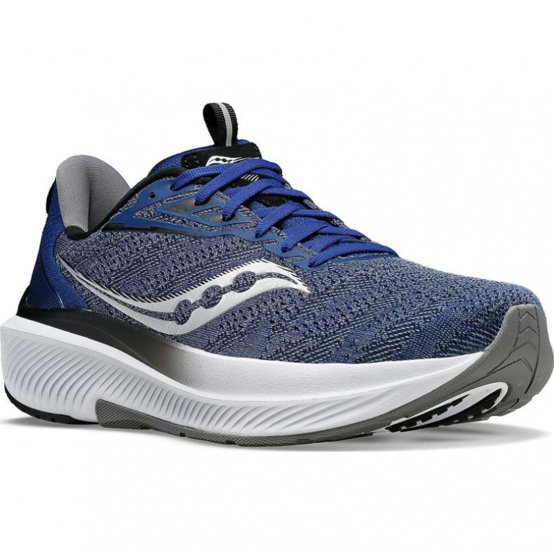 Indigo Men's Saucony Echelon 9 Running Shoes | SINGAPORE-UFDTS