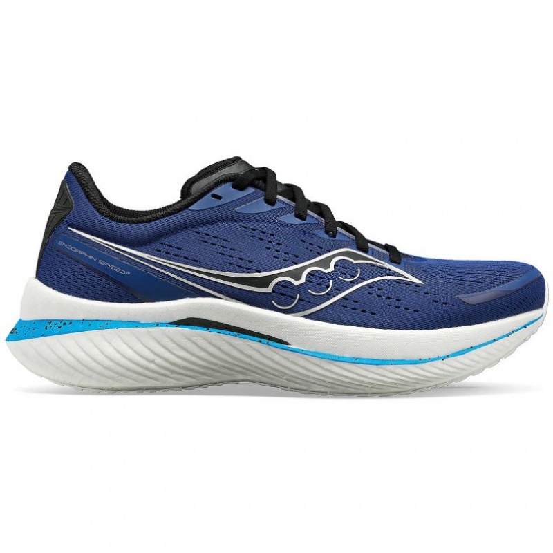 Indigo Men\'s Saucony Endorphin Speed 3 Running Shoes | SG-EAMCR