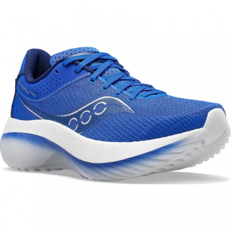 Indigo Men's Saucony Kinvara Pro Running Shoes | SG-KVLER