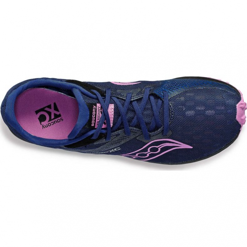 Indigo Women's Saucony Kilkenny XC9 Spikes | SG-NXMOE