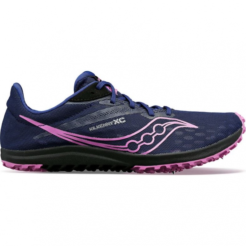 Indigo Women\'s Saucony Kilkenny XC9 Spikes | SG-NXMOE