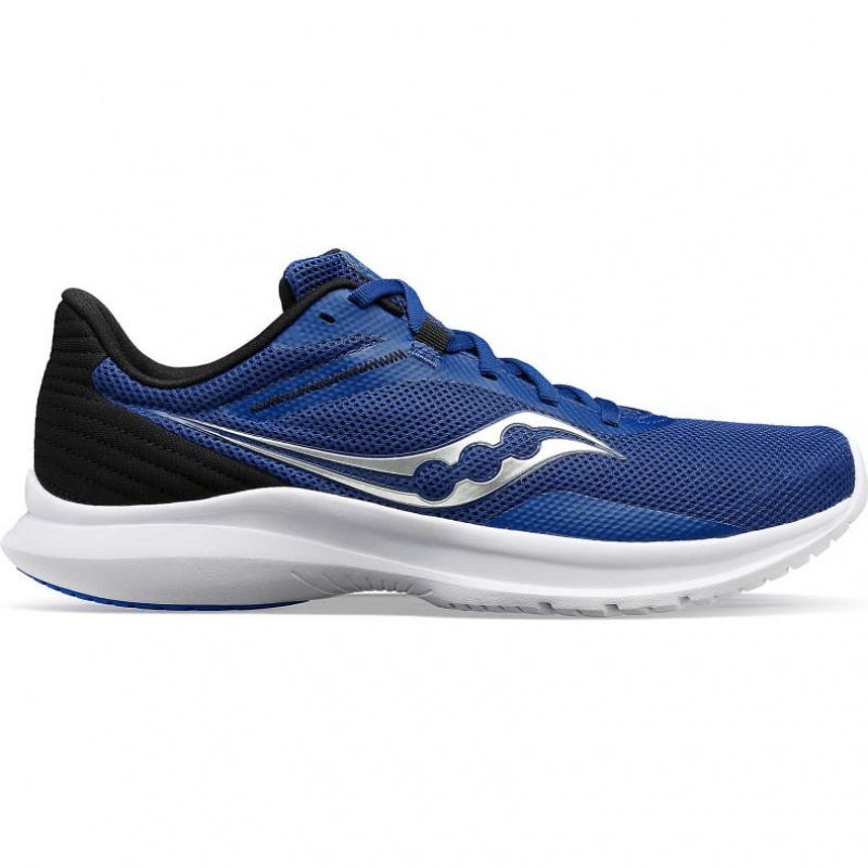 Indigo / Black Men\'s Saucony Convergence Running Shoes | SINGAPORE-SGOCJ