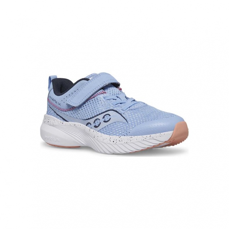 Light Blue Big Kids' Saucony Kinvara 14 A/C Sneakers | SG-FIQUP