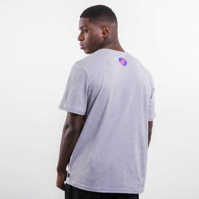 Light Grey Men's Saucony X Frank Cooke Rested T-Shirt | SINGAPORE-JMLBP