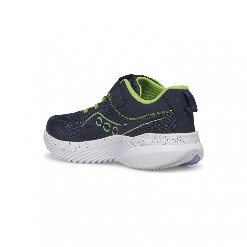 Navy Big Kids' Saucony Kinvara 14 A/C Sneakers | SINGAPORE-MRHYF